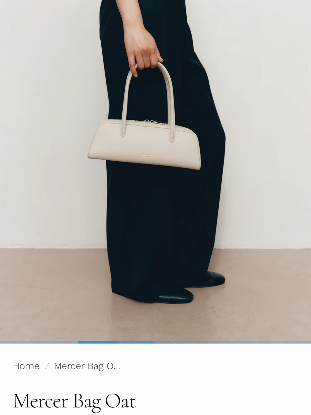 Mercer Shoulder Bag in Oat by Freja NY - Picture 2 of 8